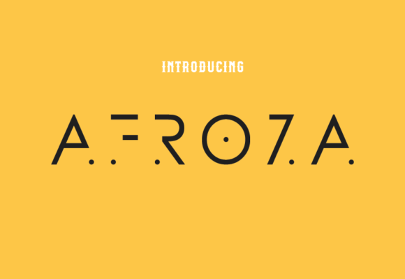 Afroza: The Modern Sans Serif Font for Bold Campaigns
