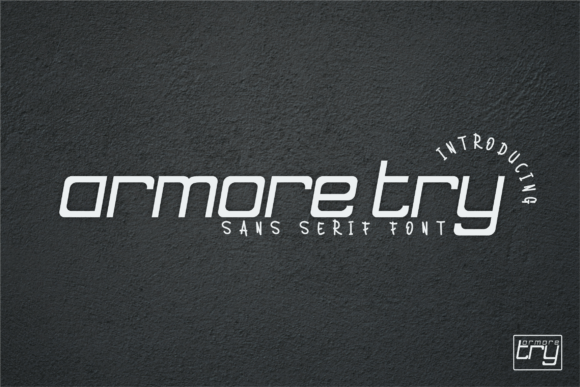 Armore Try: A Modern Sans Serif for Bold Branding