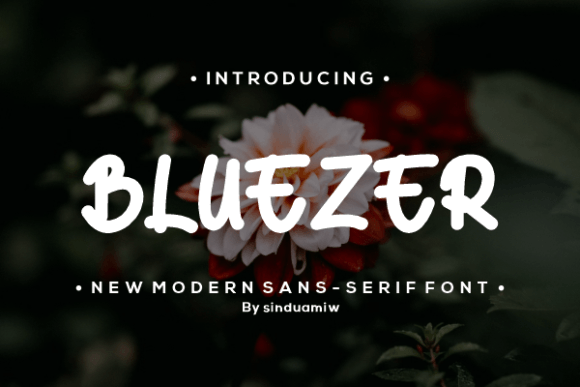 Bluezer Font Review for Modern Campaign Design
