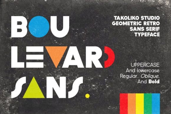 Boulevard Sans: The Perfect Geometric Typeface for Crafters