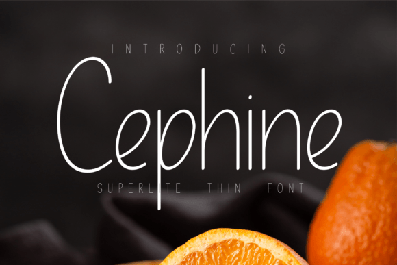 Cephine: A Modern Sans Serif Font for Editorial Design