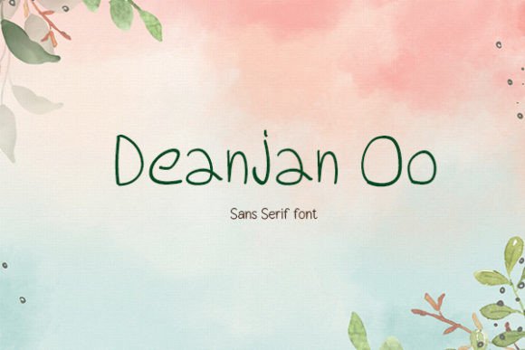 Deanjan Oo: A Playful Typeface for Branding