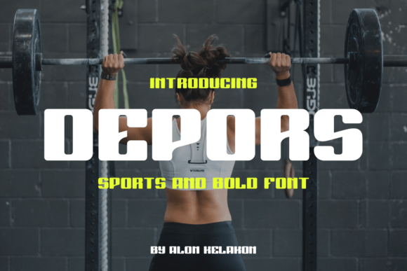 Depors: A Bold Sans Serif Typeface for Editorial Design