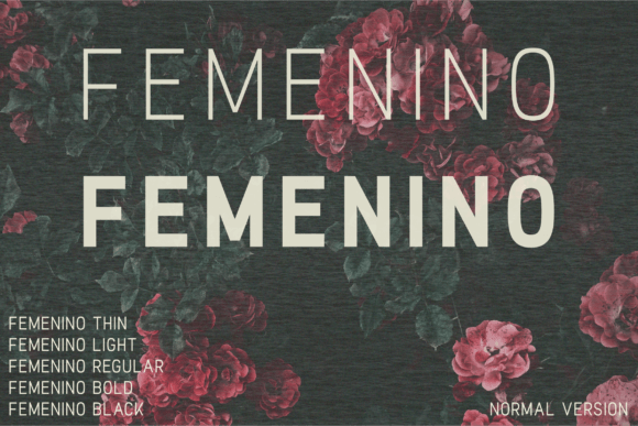 Femenino Font for Elegant Handmade Branding