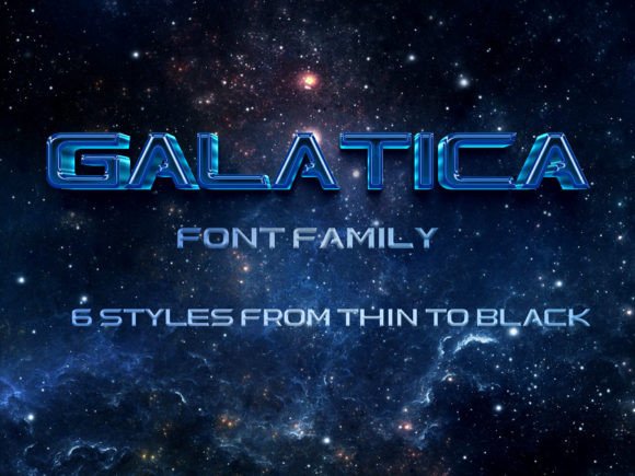 Galatica Family Typeface for Modern Crafters
