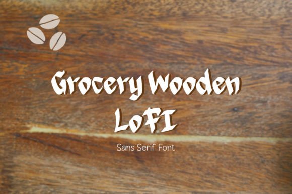 Grocery Wooden Lofi Font for Modern Web Design