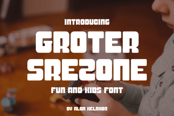 Groter Srezone Typeface for Bold Maker Designs