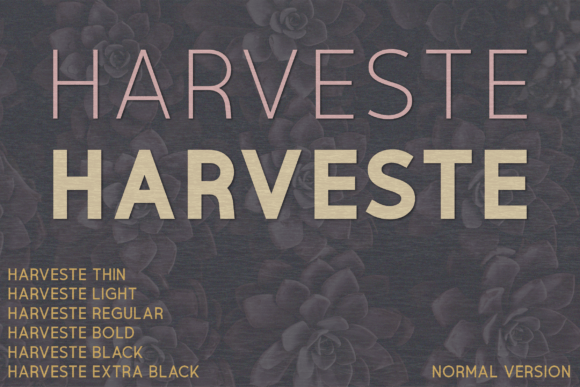 Harveste Font: Elegant Sans Serif for Crafters