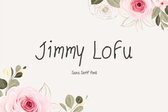 Jimmy Lofu Typeface for Whimsical Branding