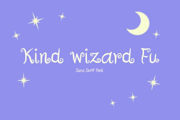 Kind Wizard Fu Typeface for Playful Editorial Design