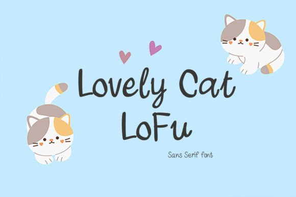 Lovely Cat Lofu Font for Small Business Branding