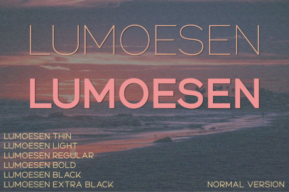Lumoesen: The Elegant Sans Serif Font for Modern Web Design