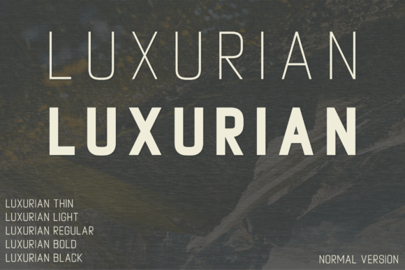 Luxurian: A Premium Sans Serif Font for Modern Web Design