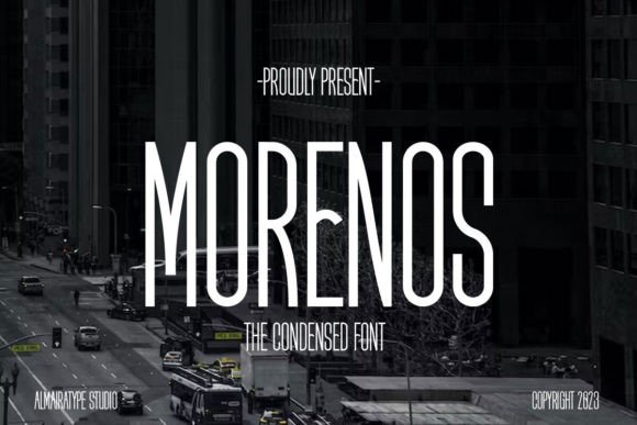Morenos: The Modern Condensed Sans Serif Font for Crafters