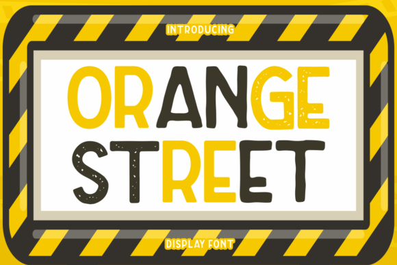 Orange Street Font for Bold Campaign Headlines