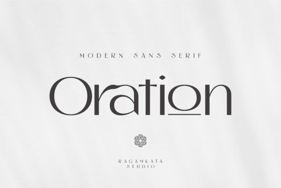Oration: An Elegant Sans Serif Typeface for Editorial Design
