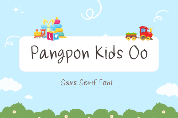 Pangpon Kids Oo: A Playful Sans Serif Typeface for Brands