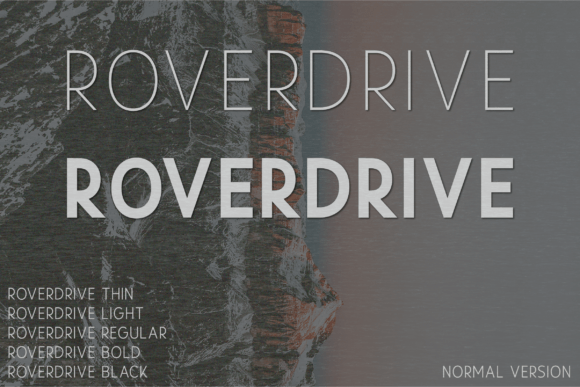 Roverdrive: A Modern Sans Serif Font for Editorial Design
