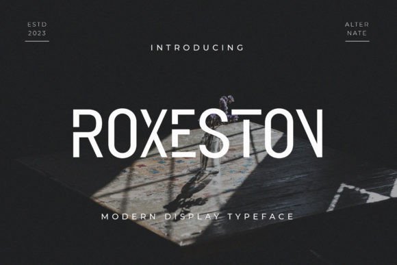Roxeston Typeface for Modern Branding