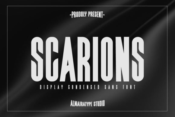 Scarions: A Modern Sans Serif Typeface for Editorial Design