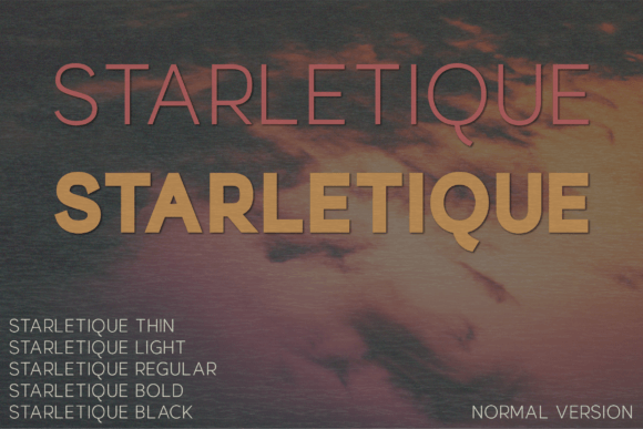 Starletique Font for Elegant Craft Designs