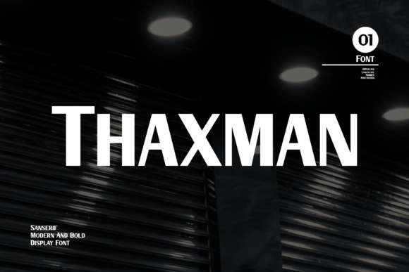 Thaxman: A Modern Sans Serif Font for Web Design