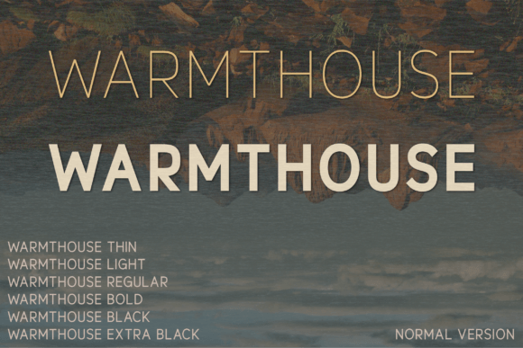 Warmthouse Typeface for Modern Brand Campaigns