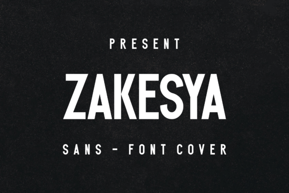 Zakesya: The Modern Sans Serif Font for Marketers
